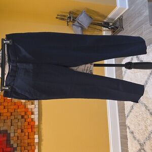 H&M Women Dark Blue Ankle Pixie Pants